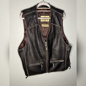 Milwaukee Motorcycle Clothing Co. Vintage Collection Leather Vest